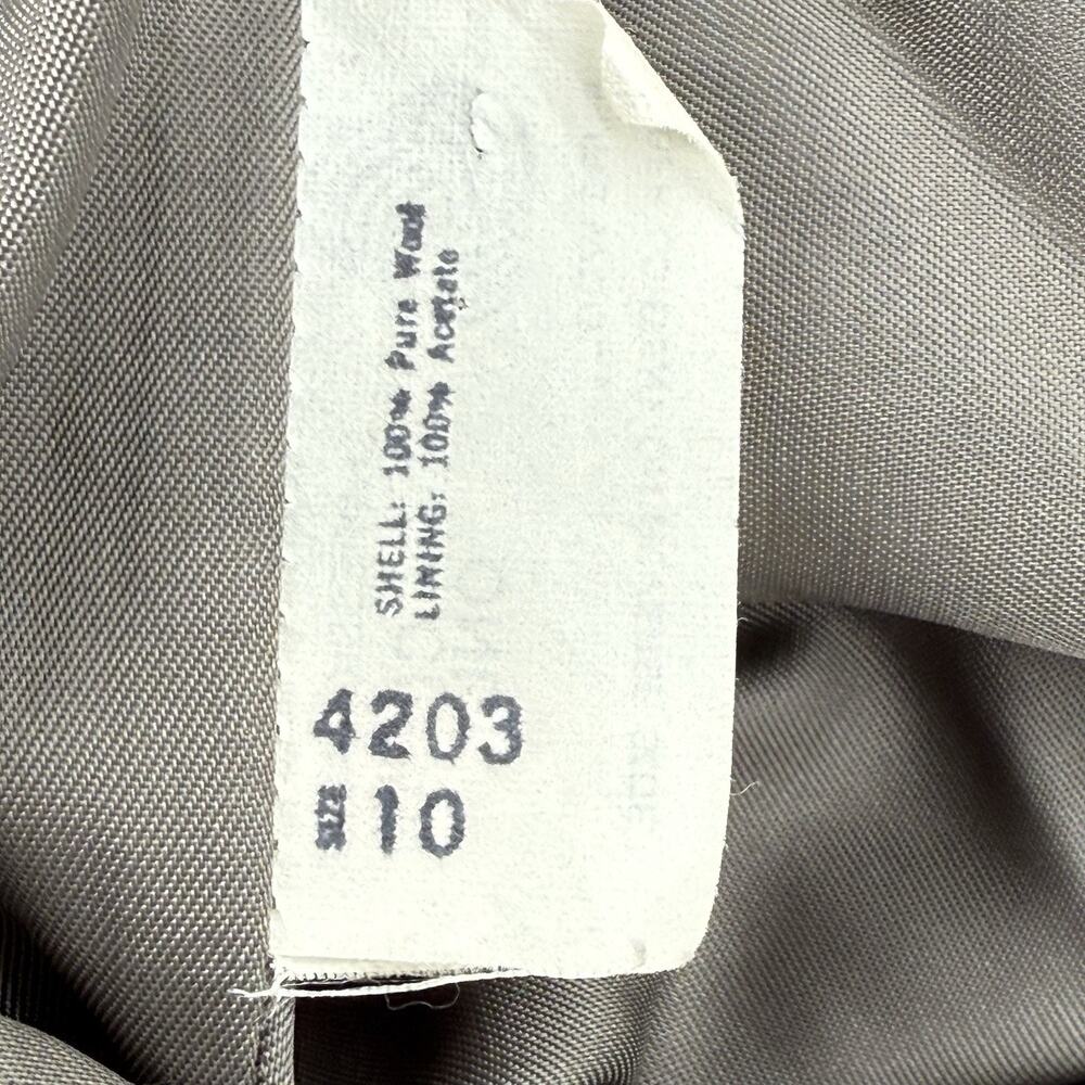 Vintage Mackintosh New England 100% Wool Peacoat Jacket Womens Size 10 Gray - Picture 7 of 10